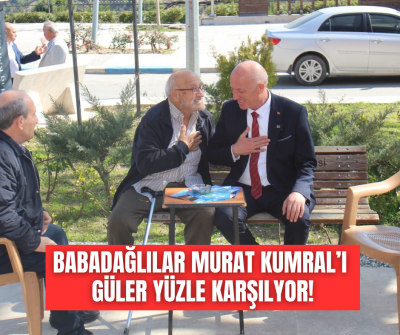 Babadağ'ın sevilen ismi Murat Kumral halkla iç içe! 