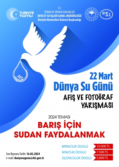 Barış için sudan faydalanmak resim yarışması!