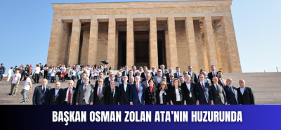 Başkan Osman Zolan Ata’nın huzurunda