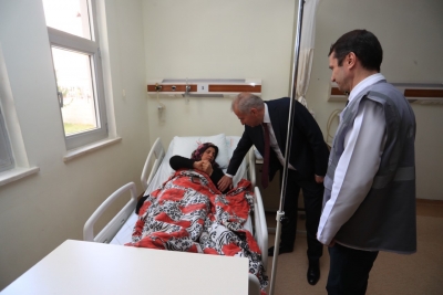 Başkan Osman Zolan, deprem bölgesinde