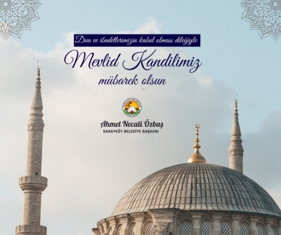 Başkan Özbaş'tan kandil mesajı!