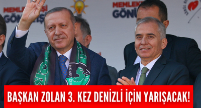 Başkan Zolan 3. kez kolları sıvadı, Denizli için yarışacak! 