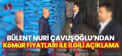 Bülent Nuri Çavuşoğlu'nun kömür fiyatları ile ilgili açıklaması!