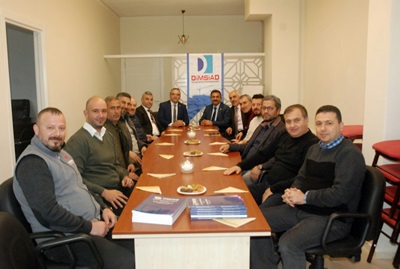 CHP Pamukkale Belediye Başkan adayı DİMSİAD'ni ziyaret etti