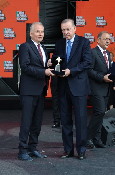 Cumhurbaşkanı Erdoğan'dan Başkan Zolan’a Büyük Ödül  Büyükşehir'e 