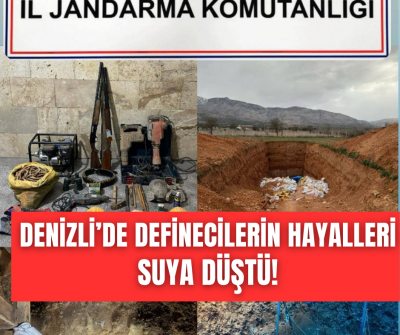 DEFİNE HAYALLERİ SUYA DÜŞTÜ