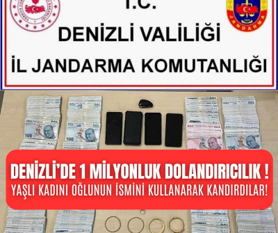 Denizli'de akıllara durgunluk veren dolandırıcılık! Yaşlı kadını oğlunun ismi ile kandırdılar!