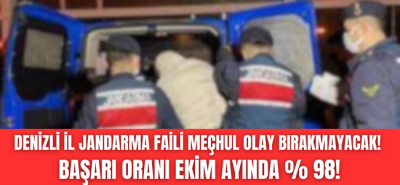Denizli'de asayiş berkemal! İl Jandarma Komutanlığı faili meçhul olay bırakmayacak! 