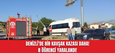 Denizli'de bitmek bilmeyen kavşak kazaları!