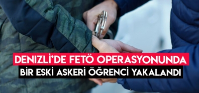 Denizli'de FETÖ Operasyonu: 1 Gözaltı