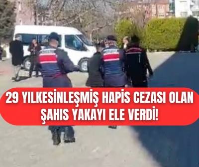 Denizli'de firari olan 29 yıl hapis cezası olan şahıs bulundu! 