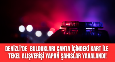 Denizli'de genç kızın kredi kartını tekel bayisinde kullanan 2 şüpheli yakayı ele verdi!
