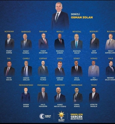 Denizli'nin Geleceği İçin Güçlü Kadrolar: AK Parti Yerel Seçim Adaylarını Açıkladı