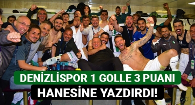 Denizlispor 1 golle 3 puanı hanesine yazdırdı!