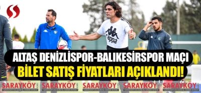 Denizlispor-Balıkesirspor maçı bilet fiyatları açıklandı!