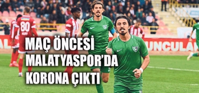 Denizlispor maçı öncesi Malatya’da korona vakası