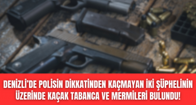 Denizli'ye getirilen kaçak silahlar yunus polislerinin dikkati sayesinde yakalandı!