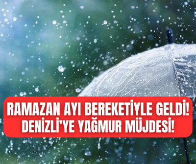 Denizli'ye yağmur müjdesi! Kent genelinde ilkbahar yağmurları etkili olacak!