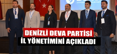 DEVA PARTİSİ İL YÖNETİMİNİ TANITTI 