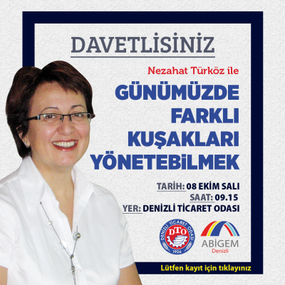 EKİMDE 3 EĞİTİM BİRDEN  FİRMALAR, GELECEKLERİNİ ŞEKİLLENDİRECEK