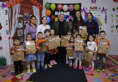 HONAZ BELEDİYESİ GÜNDÜZ BAKIMEVLERİNDE KARNE HEYECANI!