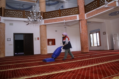 HONAZ’DA CAMİLER RAMAZAN AYI’NA HAZIRLANIYOR