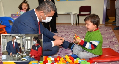 İl Millî Eğitim Müdürü Süleyman Ekici, Merkezefendi Yeşilköy İşitme Engelliler İlk-Ortaokulu'nu ziyaret etti!