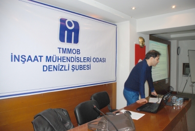 İnşaat Mühendisleri Odası Denizli Şubesi 2018 Türkiye Bina Deprem Yönetmelik Eğitimlerine Devam Ediyor
