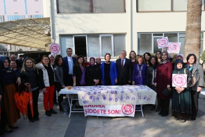 Kadına şiddete “HAYIR