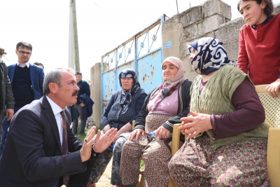 MİLLETVEKİLİ ŞAHİN TİN DEPREM BÖLGESİNDE