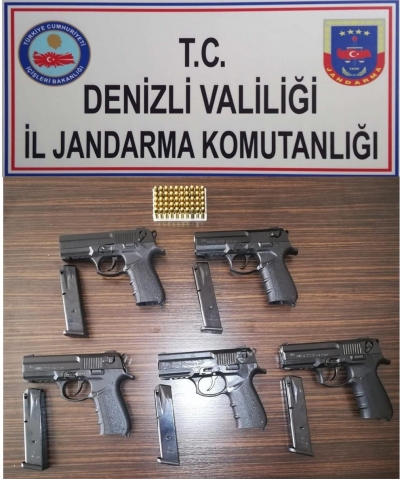 PAMUKKALE ’DE KAÇAK SİLAH OPERASYONU