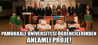 Pamukkale Üniversitesi Öğrencilerinden Anlamlı Proje!