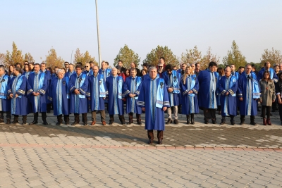 PAÜ Ailesi, 10 Kasım Atatürk’ü Anma Günü’nde  Düzenlenen Törende Bir Araya Geldi
