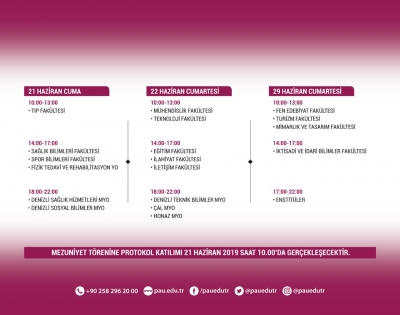 PAÜ’de Genel Mezuniyet Töreni Heyecanı Başladı