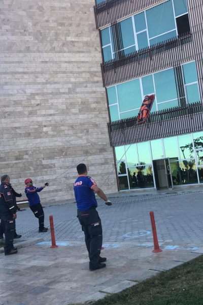 PAÜ’de nefes kesen tatbikat