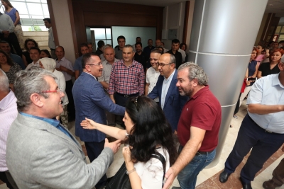 Rektör Bağ PAÜ Personeli ile Bayramlaşma Merasiminde Bir Araya Geldi