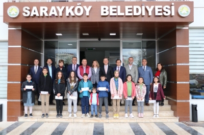 Sarayköy Belediyesi, kitap okuma yarışması sonuçlandı!