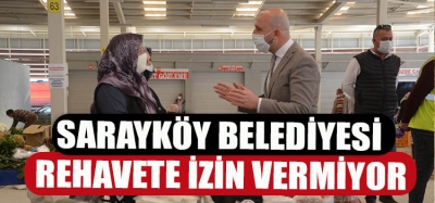 SARAYKÖY BELEDİYESİ TEDBİRLERİ ELDEN BIRAKMIYOR 