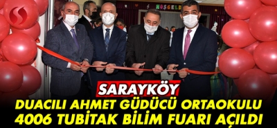 Sarayköy Duacılı Ahmet Güdücü Ortaokulu 4006 Bilim Fuarı Açıldı!
