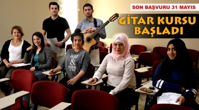 Sarayköy Gençlik Merkezi’nde gitar kursu başladı