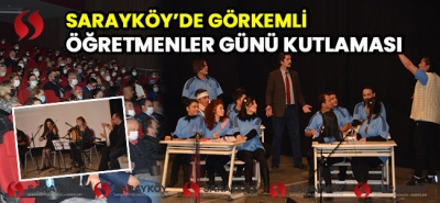 Sarayköy'de Görkemli Öğretmenler Günü Kutlaması!