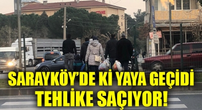 Sarayköy'de Ki Yaya Geçidi Tehlike Saçıyor!