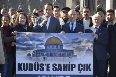 Sarayköy’de “Kudüs davasının takipçisiyiz” mesajı verildi