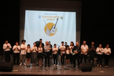 Sarayköy’de kursiyerlerin müzik resitali yoğun ilgi gördü!