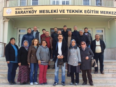 Sarayköy'de Sıvı ve Katı Kalorifer Ateşçiliği Kursu açıldı