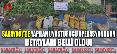 Sarayköy'de yapılan uyuşturucu operasyonunun detayları belli oldu!