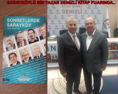 SARAYKÖYLÜ BİR YAZAR DENİZLİ KİTAP FUARINDA..