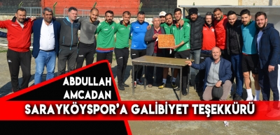 SARAYKÖYSPOR'DA YÜZLER GÜLÜYOR 