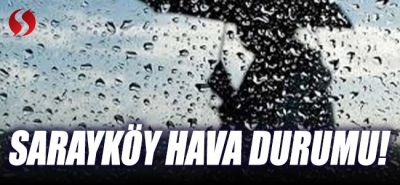 Sarayköy'ün haftalık hava durumu!