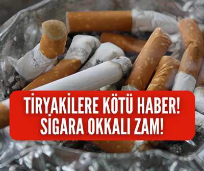 SİGARA GRUPLARINDAN BİRİ DAHA ZAM YAPTI! BU ZAM TİRYAKİLERİN CEBİNİ YAKACAK! 